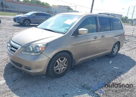 2006 Honda Odyssey Ex из США, поврежденный, VIN 5FNRL38476B073447